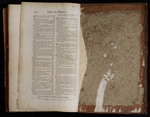 1744 Les Oeuvres De Me Jean Bacquet: Claude De Ferriere French Antiquarian Book