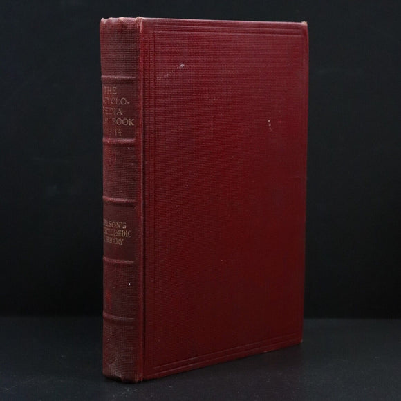1914Thomas Nelson's Year Book for 1913-14 Antique British History Book w/Map