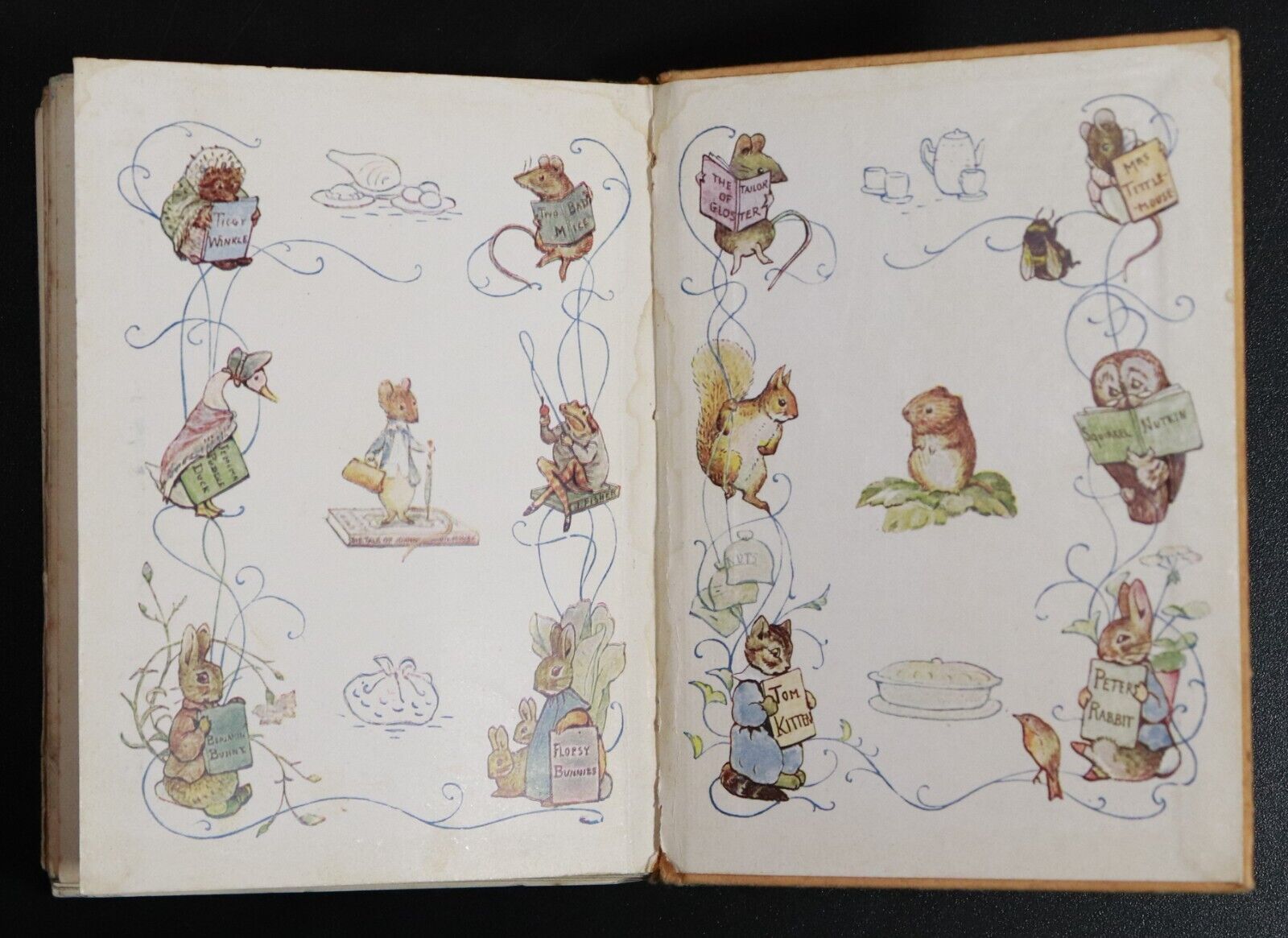 c1920 The Tale Of Mr Tod by Beatrix Potter Antique Childrens Book Illustrated