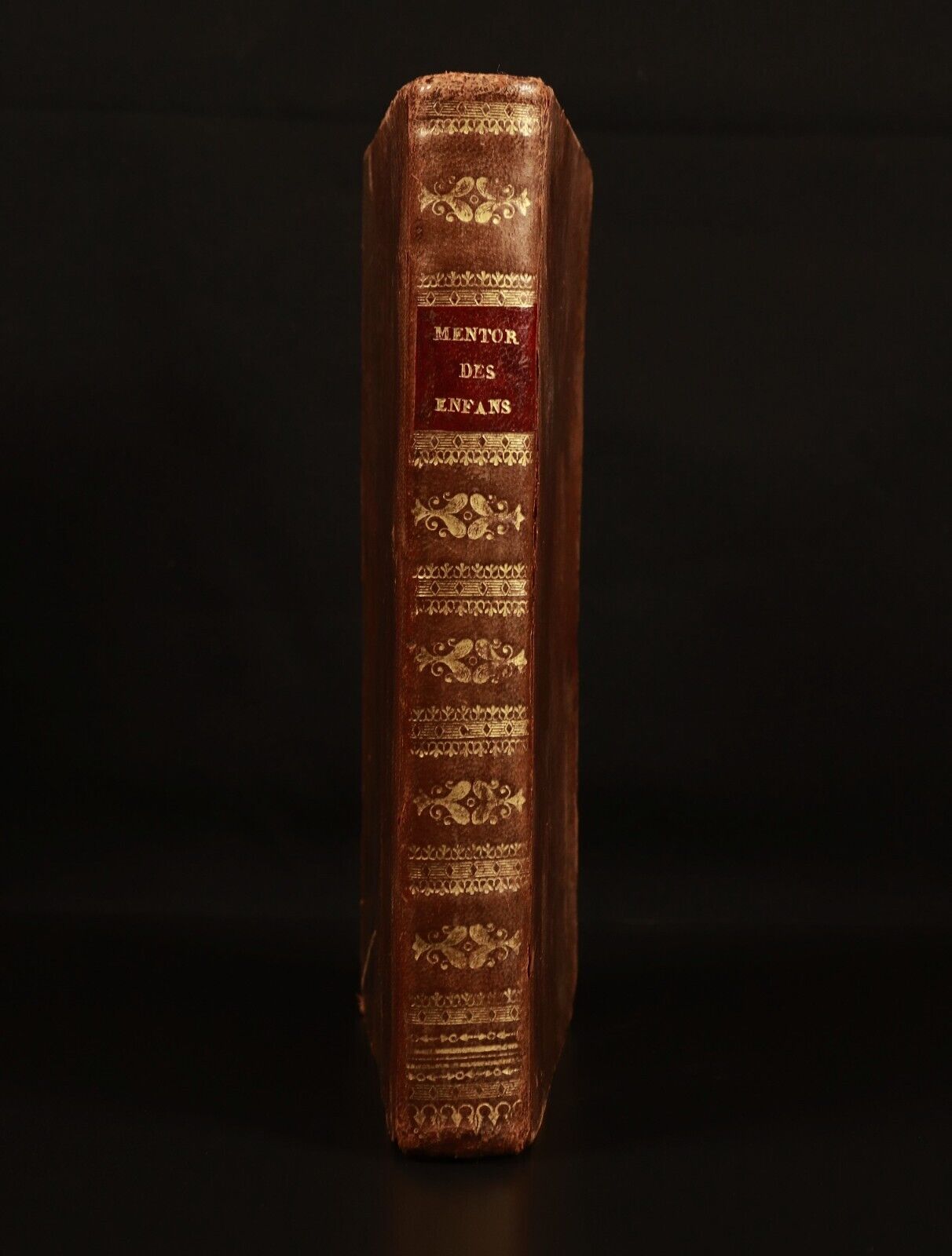 1829 Le Mentor des Enfans et des Adolescens Antiquarian French Reference Book