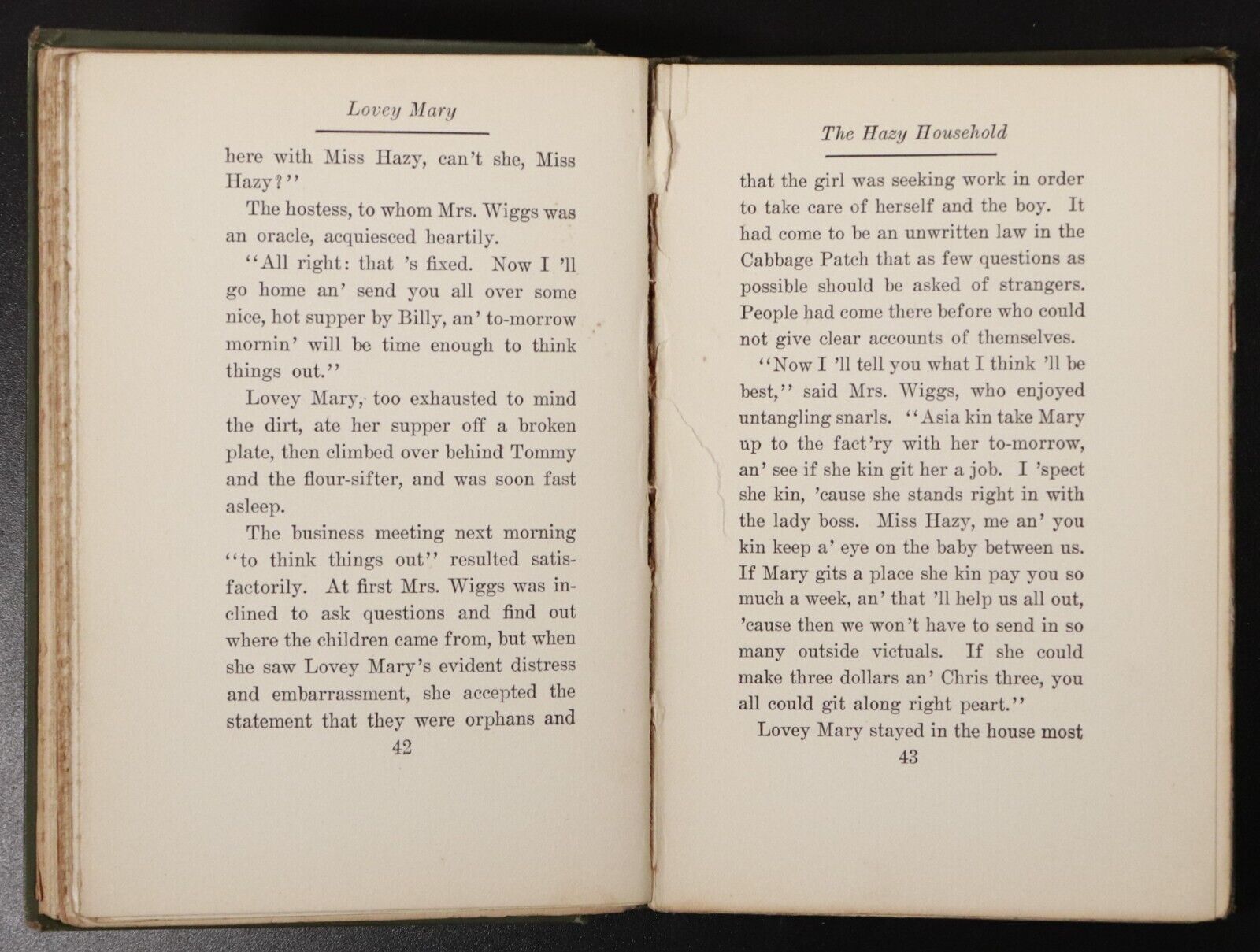 1903 Lovey Mary by Alice Hegan Rice Antique American Fiction Book Illustrated