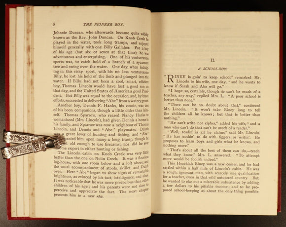 1906 Abraham Lincoln by WM Thayer Antique American Political History Book