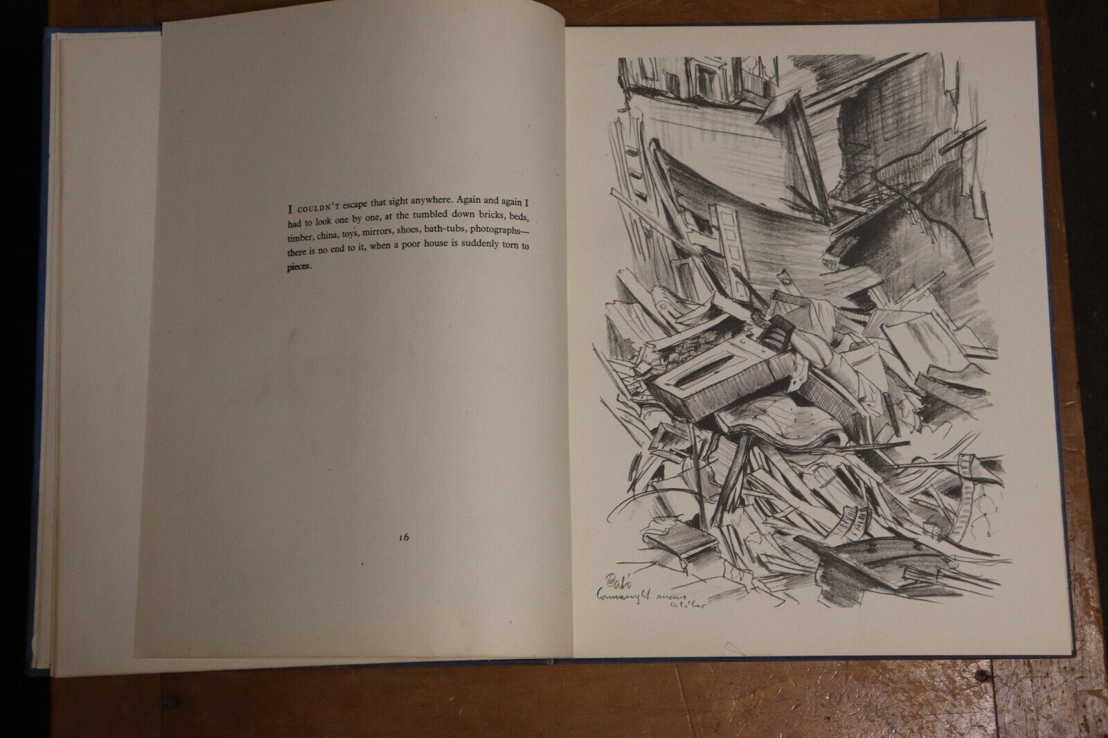 Defiant City by Joseph Bata - 1942 - British WW2 Art Book Of Sketches