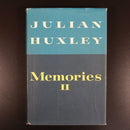 1973 Julian Huxley Memories II British History Book Natural Selection Eugenics-7