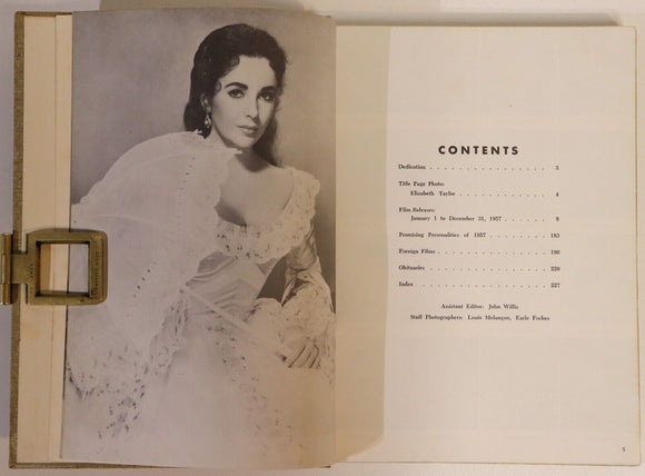 1958 Daniel Blum's Screen World Vintage Film & Cinema History Book
