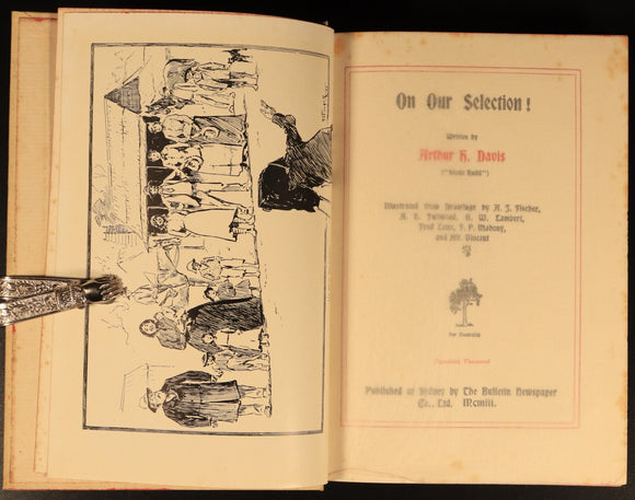 1903 On Our Selection! by Steele Rudd Antique Australian Literature Book