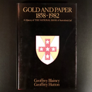 1983 Gold & Paper History Of The National Bank G Blainey Australian History Book-1