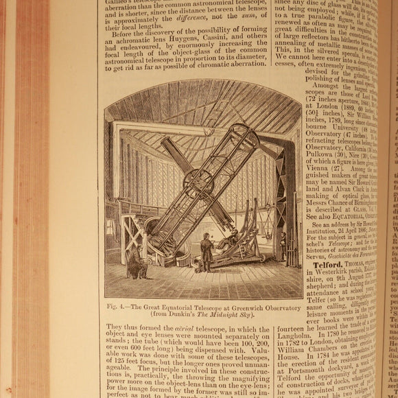 1895 Chambers's Encyclopaedia Vol. X Antique History Book With Maps Leather