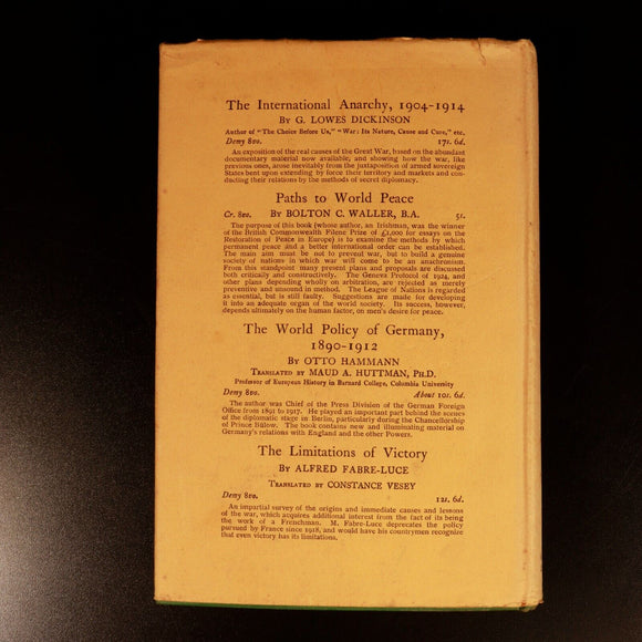 1926 German Colonization Past & Future by Dr Heinrich Schnee German History Book