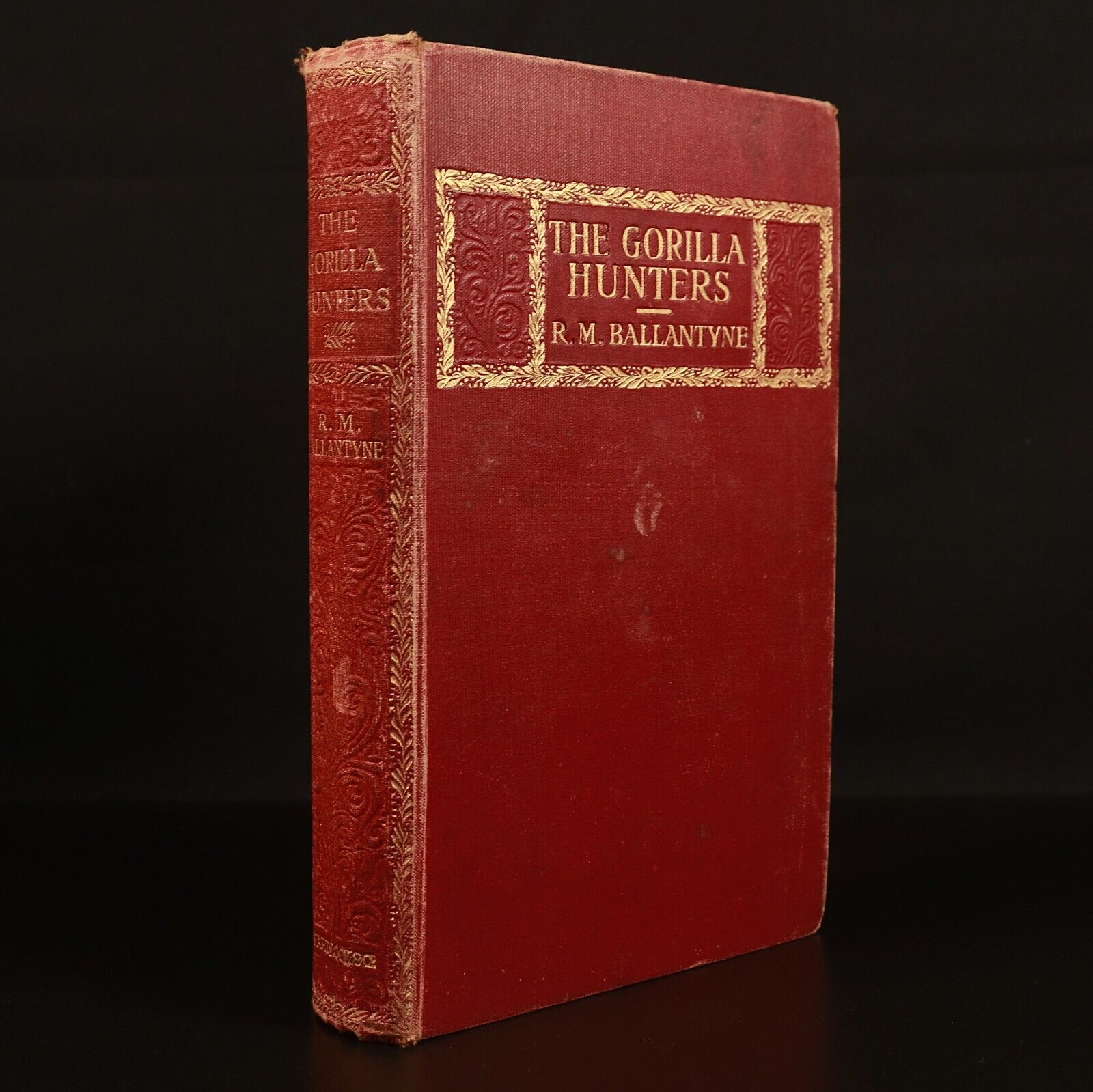 1904 The Gorilla Hunters by R.M. Ballantyne Antique Scottish Fiction Book