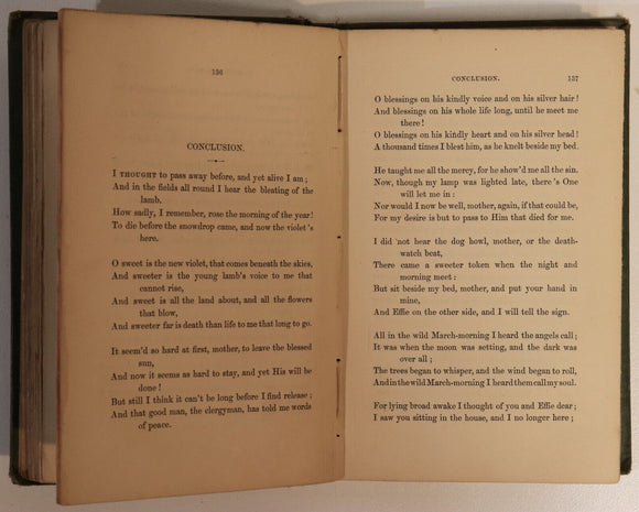 1851 Poems by Alfred Tennyson Antique British Poetry Book Edward Moxon 7th Ed