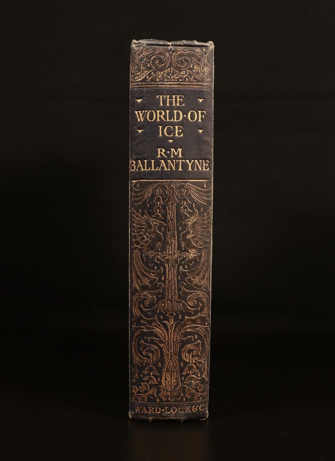 c1910 The World Of Ice by R.M. Ballantyne Antique Scottish Fiction Book