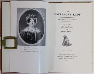 1956 The Governor's Lady by M Bassett Australian Colonial History Book - 0
