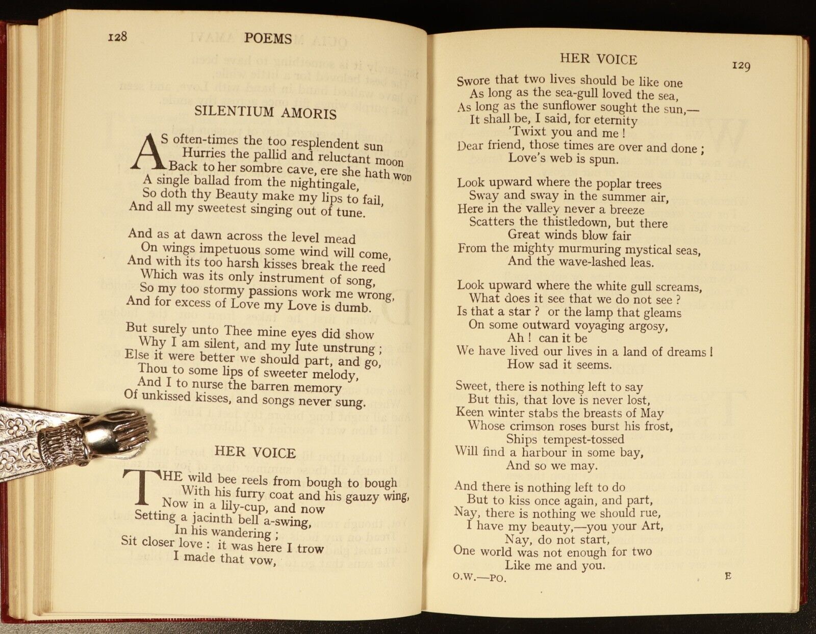 c1920 Poems & Essays Of Oscar Wilde by D. Nachshen Antique British Poetry Book