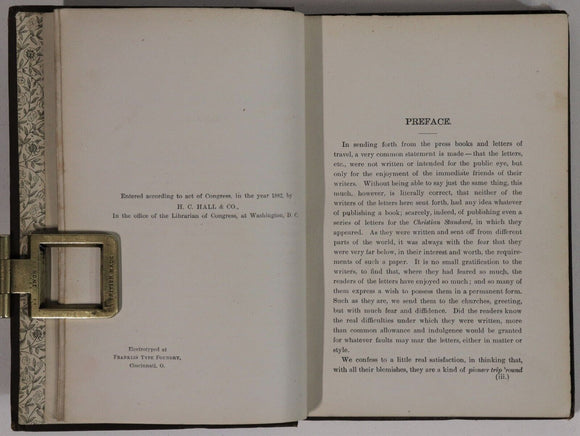 1882 A Trip Around The World T Coop & H ExleyAntique Travel & Exploration Book