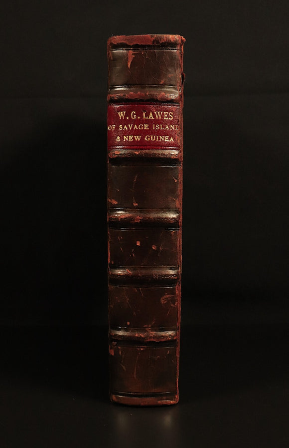WG Lawes Of Savage Island & New Guinea 1909 Antiquarian Australian History Book