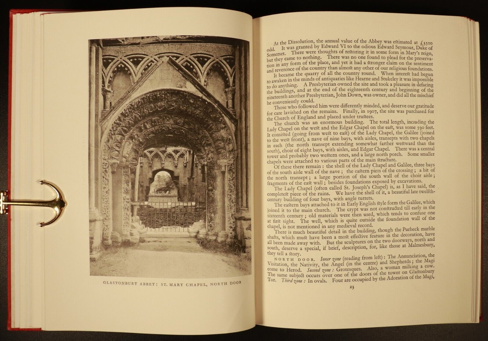 1926 Abbeys by M.R. James Antique British Architecture Book Great Western Rail