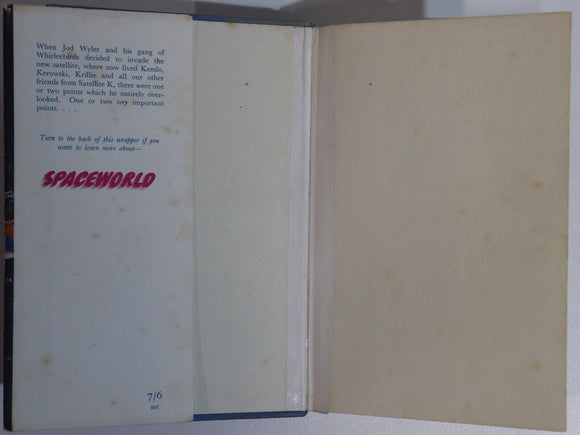 1961 Kemlo And The Space Invaders by EC Eliott Classic Science Fiction Book