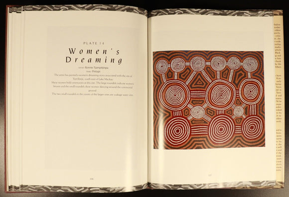 1988 Wildbird Dreaming by N. Amadio & R. Kimber Australian Aboriginal Art Book