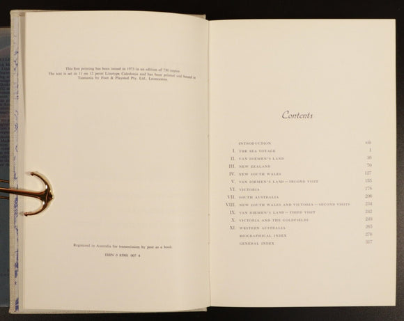 1973 Traveller Under Concern Frederick Mackie Australian Colonial History Book