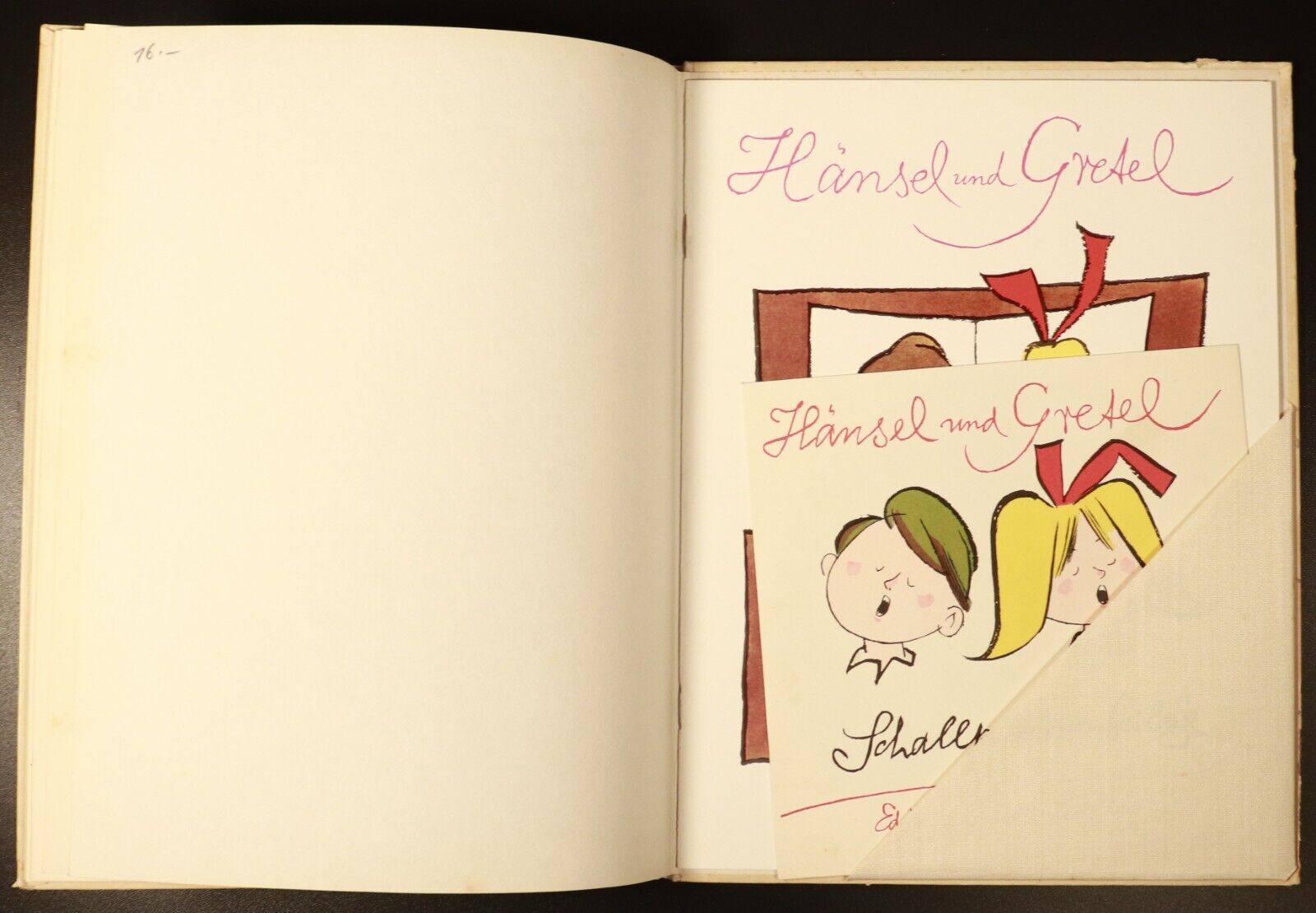 1972 Hansel Und Gretel Edition Peters Leipzig Vintage German Childrens Book