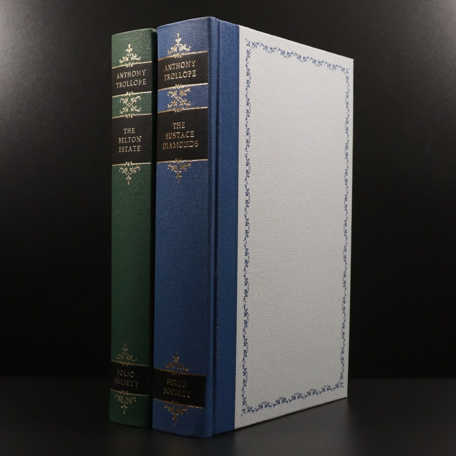 1990 2vol Eustace Diamonds & Belton Estate Anthony Trollope Folio Society Books