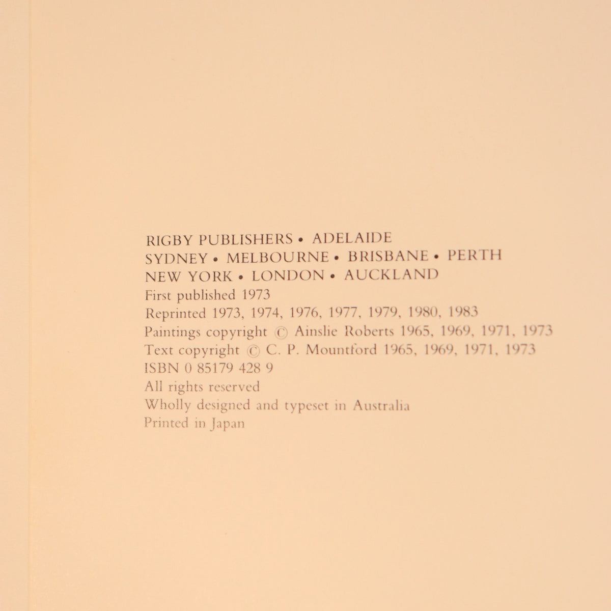 1983 The Dreamtime Book Australian Aboriginal Myths & Art Book LARGE F ...