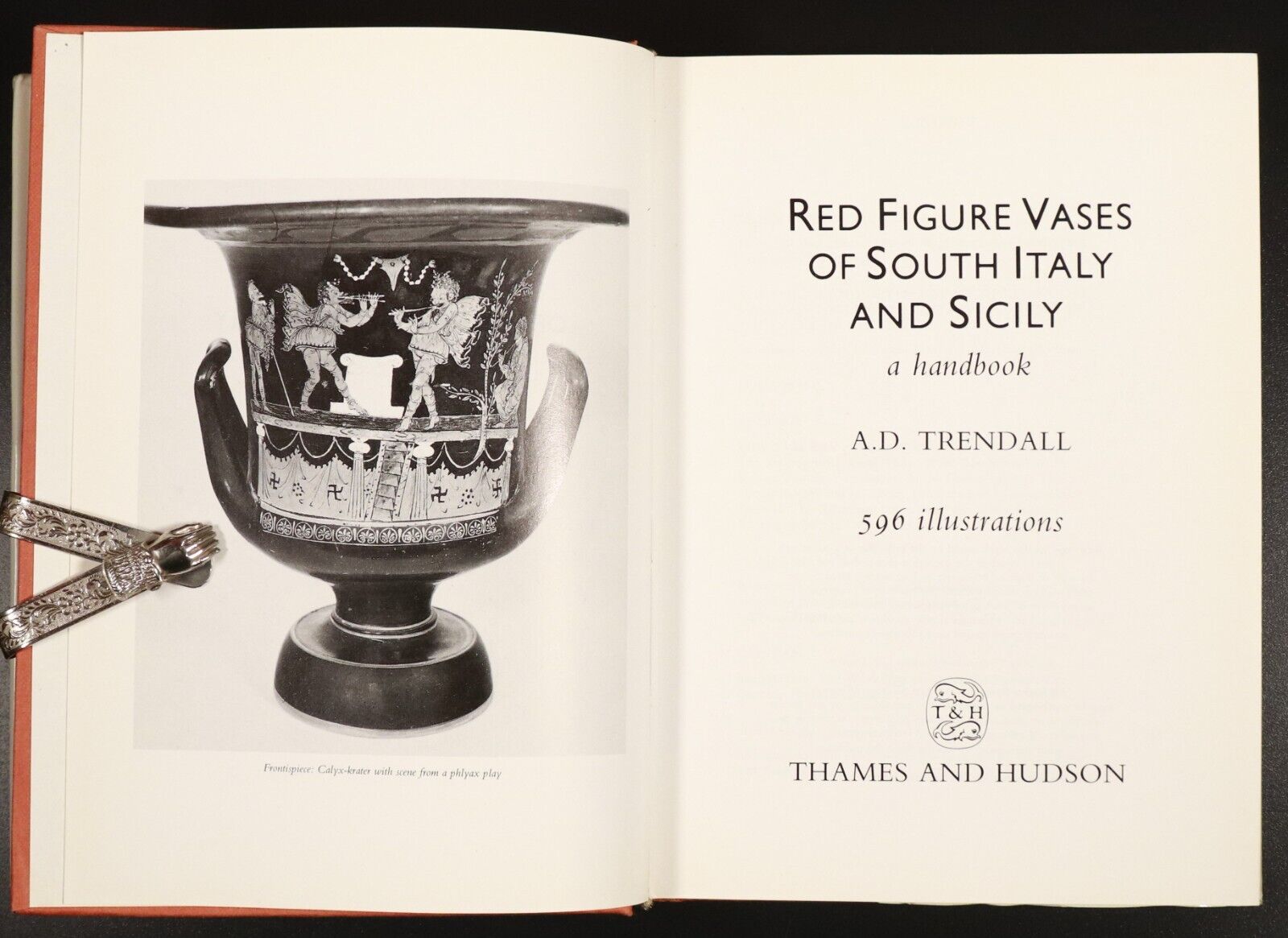 1989 Red Figured Vases Of South Italy & Sicily by A.D. Trendall History Book