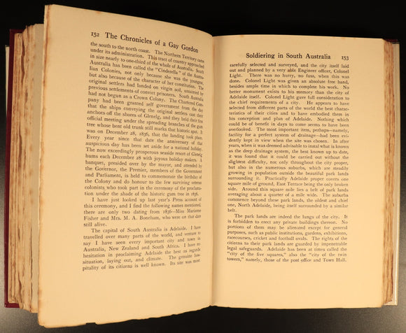 Chronicles Of A Gay Gordon 1921 British Military Biography History Book 1st Ed