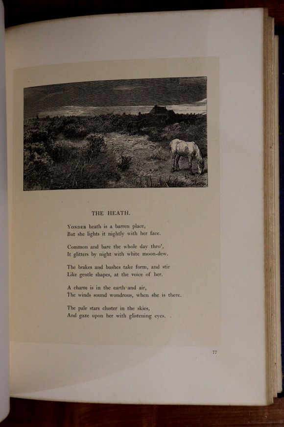 1867 Wayside Posies: Original Poems Of The Country Life Antiquarian Poetry Book