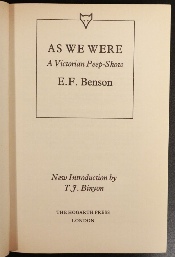 1985 The Works Of E.F. Benson 9 Book Bundle Make Way For Lucia As We Were