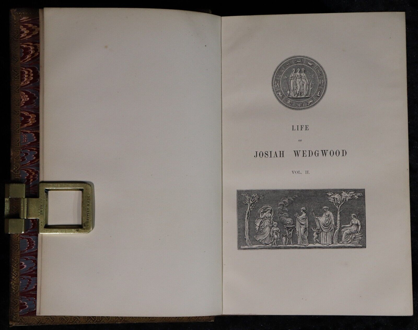 1865 2vol The Life Of Josiah Wedgwood Antiquarian British Biography Book Set