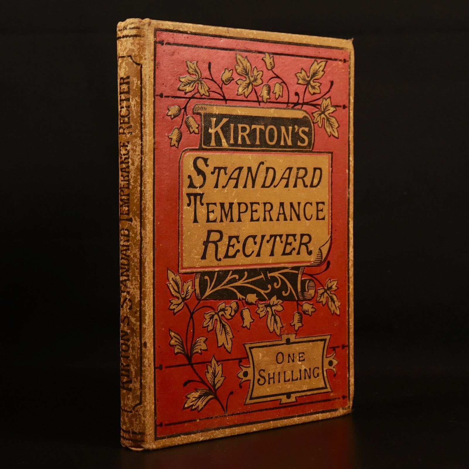 c1890 Kirton's Standard Temperance Reciter Antiquarian English Reference Book