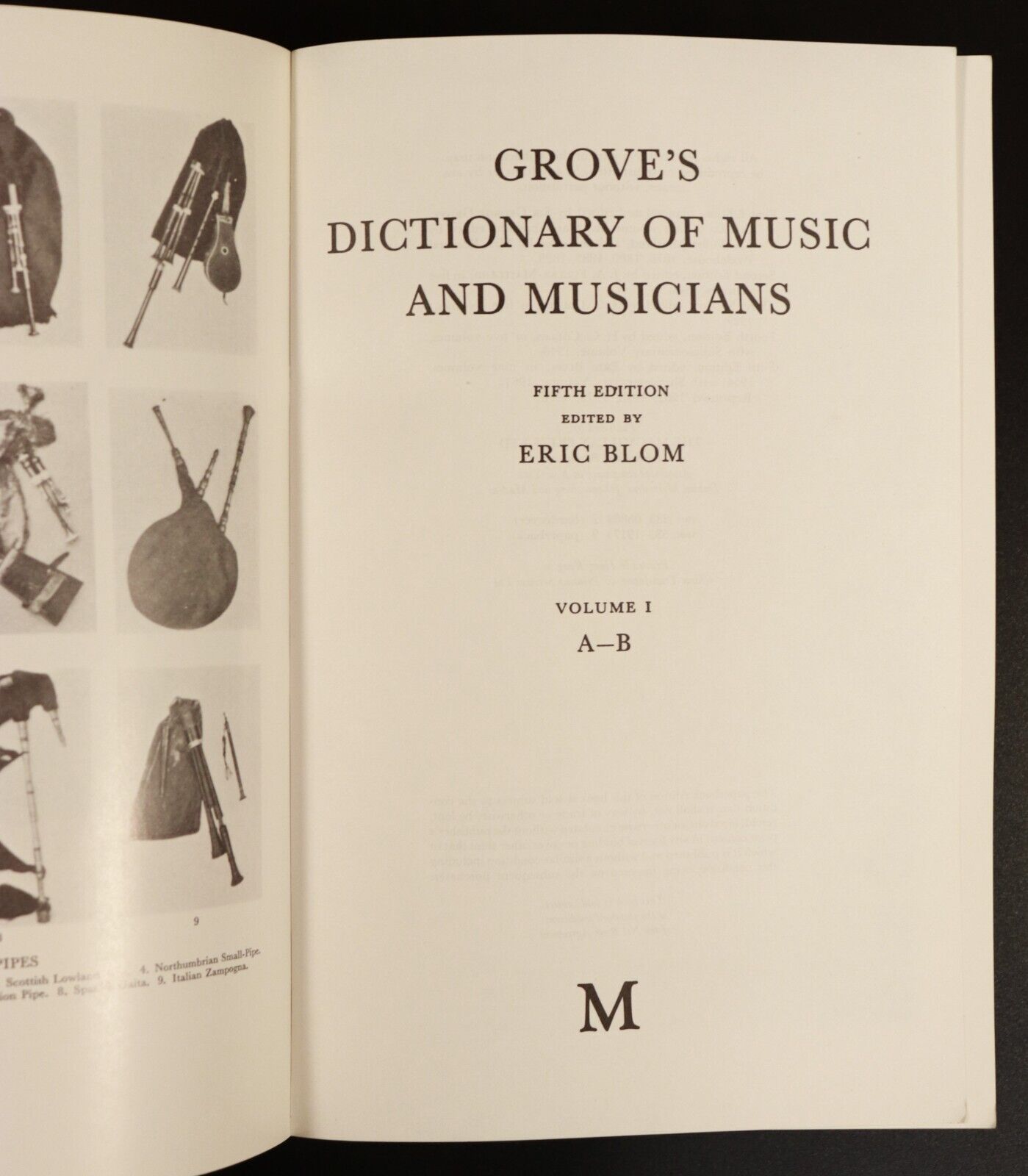 1976 10vol Grove's Dictionary Of Music & Musicians Music History Book Set