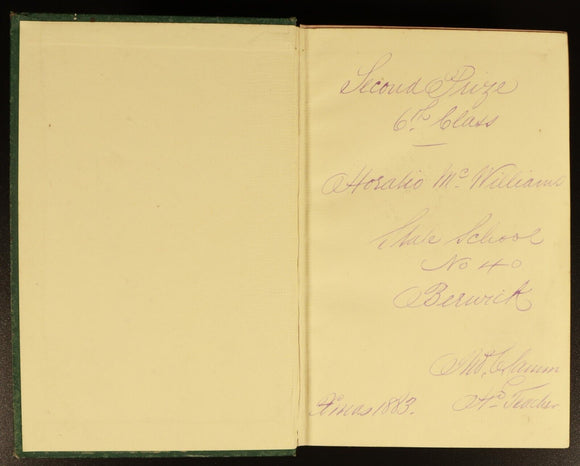 c1880 Famous Boys & How They Became Great Men Antiquarian British History Book