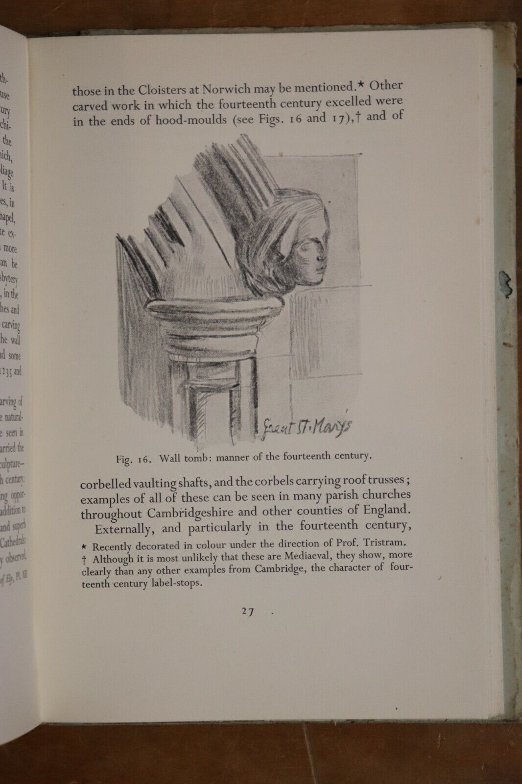 1942 Architecture In Cambridge: Theodore Fyfe Antique British Architecture Book