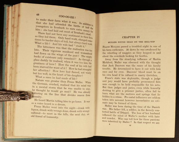 1916 Coo-oo-ee by John Butler Cooper Antique Australian Fiction Book Anzac WW1