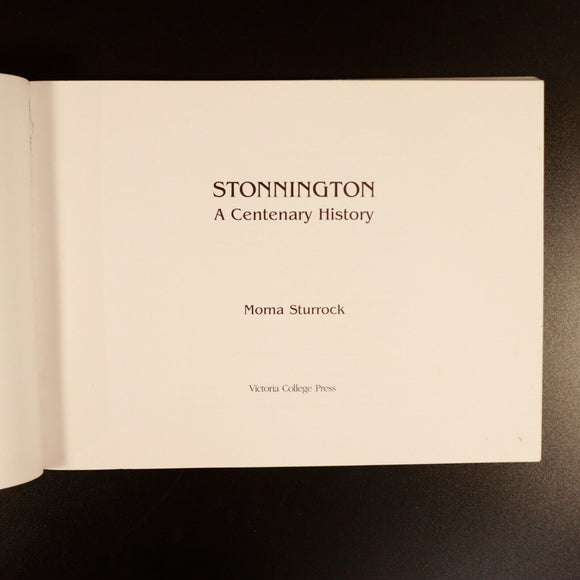1990 Stonnington A Centenary History Australian Melbourne Local History Book