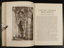 1921 English Church Monuments 1150 - 1550 F. Crossley Antique Architecture Book-9