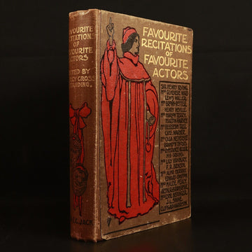 1903 Favourite Recitations Of Favourite Actors Antique Poetry & Literature Book