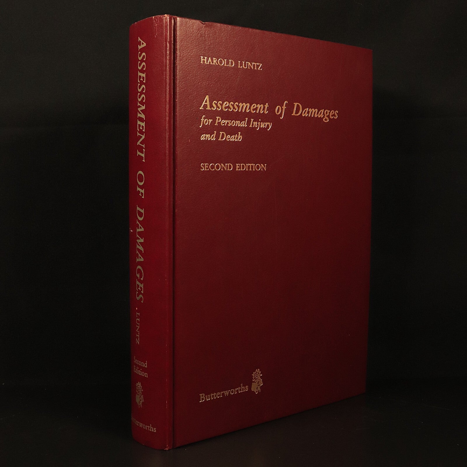 Assessment Of Damages Personal Injury by Harold Luntz 1983 Legal Reference Book