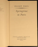 Springtime In Paris by Elliot Paul 1951 Antique French History & Travel Book-7