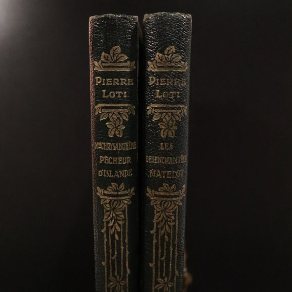 1923 2vol Romans Complets Illustres De Pierre Loti Antique French Fiction Books