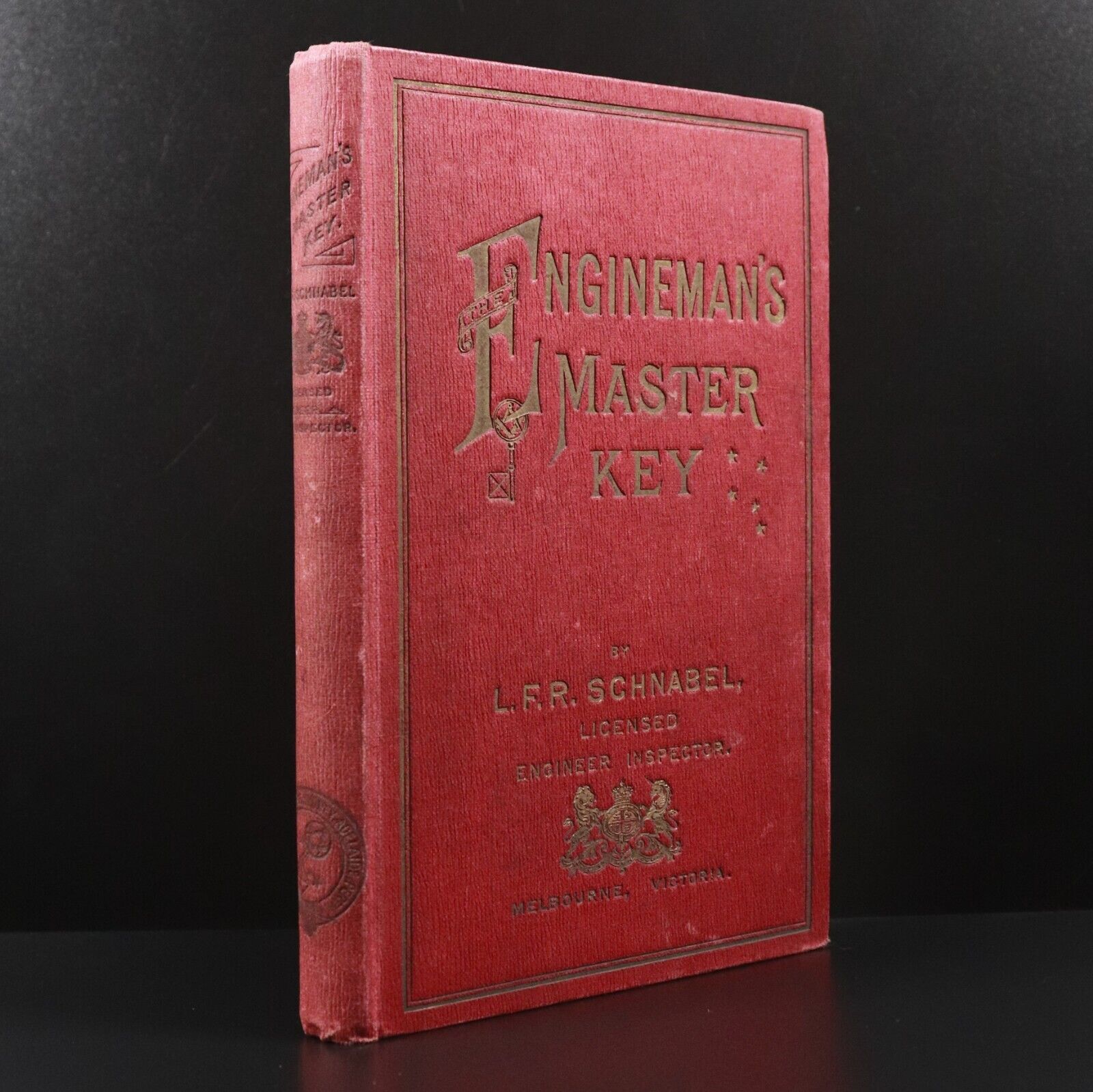 1917 The Engineman's Master Key by LFR Schnabel Antique Steam Engine Book