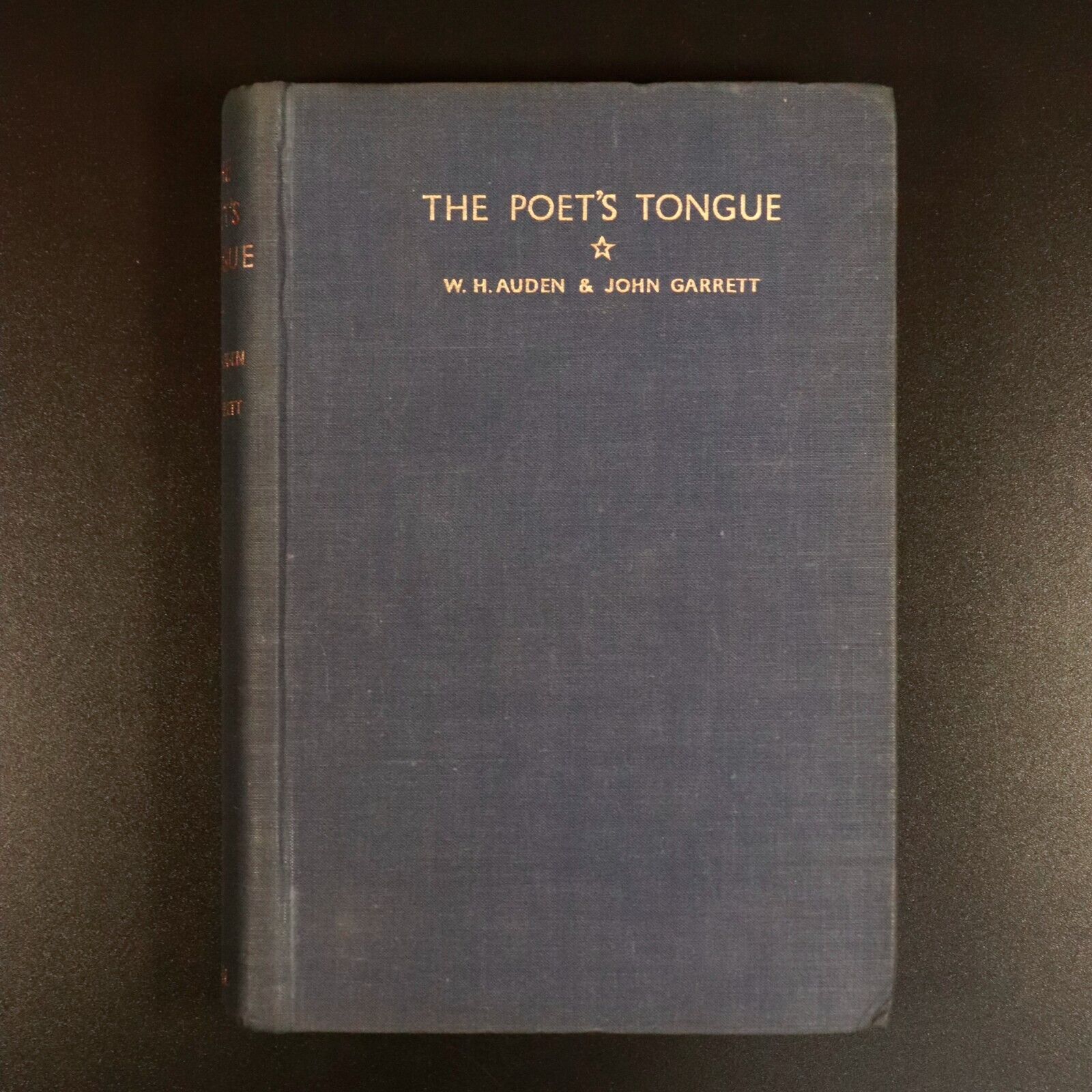 1935 The Poets Tongue An Anthology Antique Poetry Book by WH Auden & J Garrett