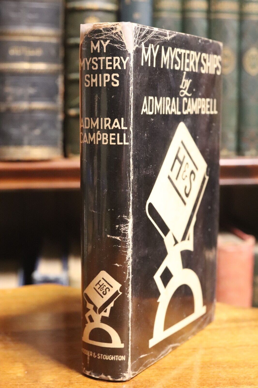 1937 My Mystery Ships by Vice Admiral G Campbell Military Biography Book