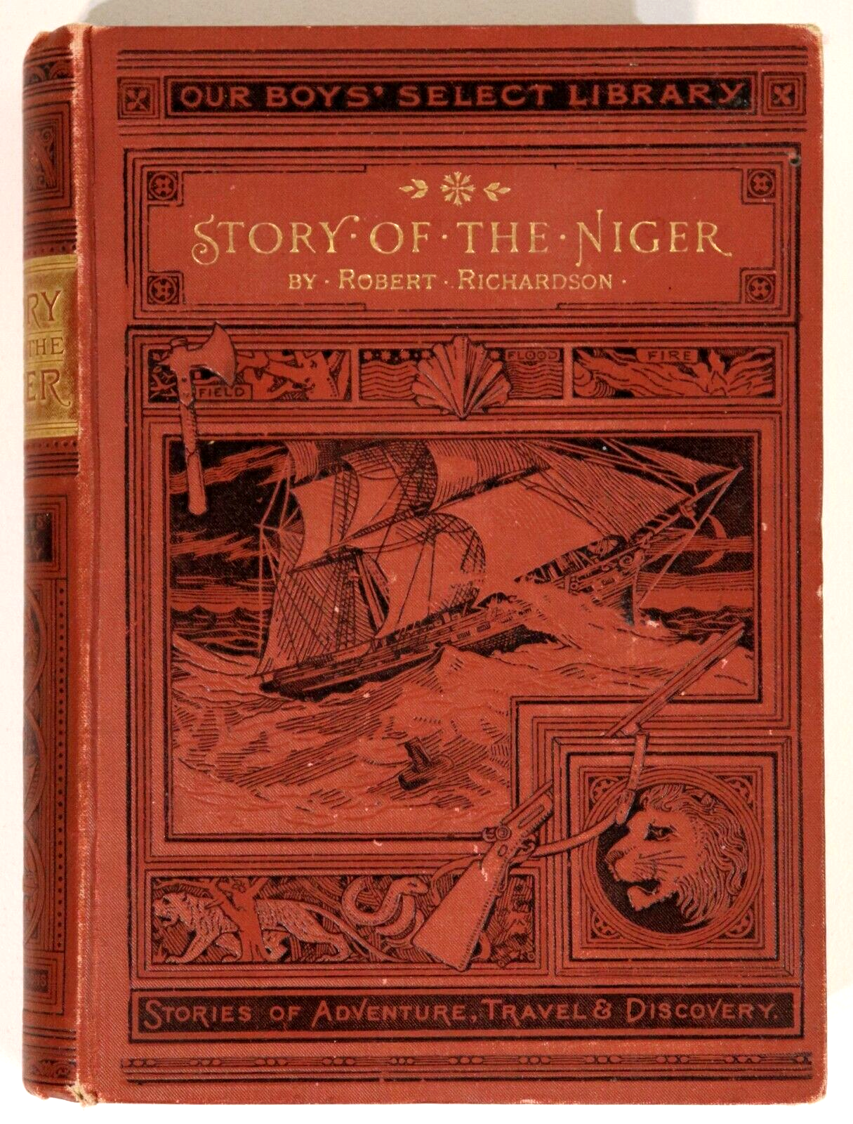 1898 Story Of The Niger by Robert Richardson Antique African History Book