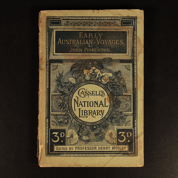 1886 Early Australian Voyages Pelsart Dampier Tasman Antiquarian History Book
