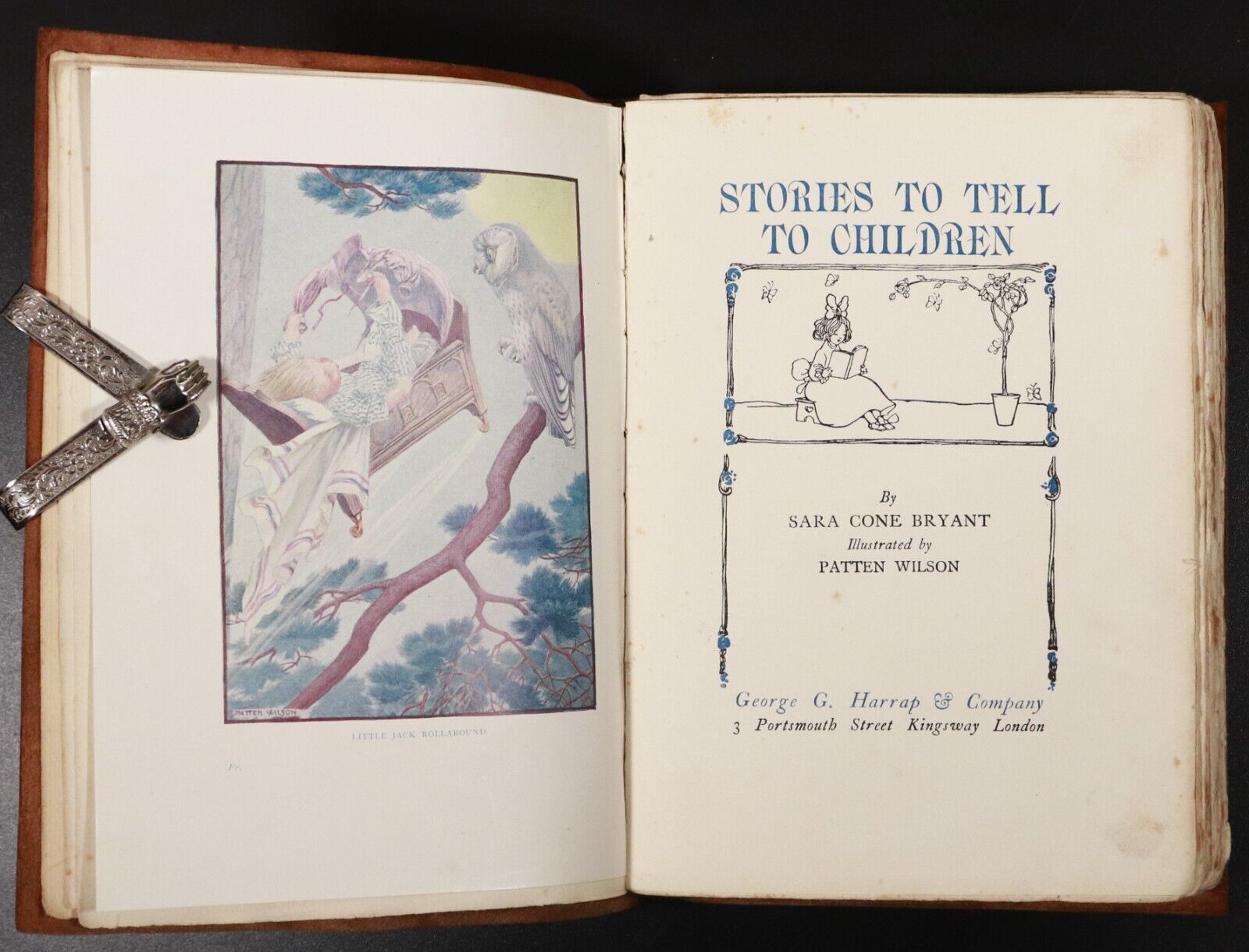 c1925 Stories To Tell Children by Sarah Cone Bryant Antique Childrens Book - 0
