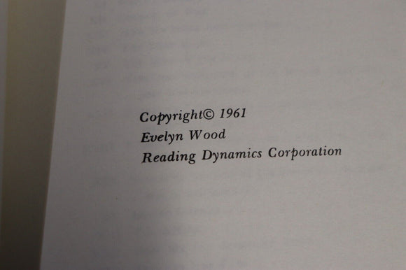 1961 5vol Reading Dynamics Institute by Evelyn Wood Paperback Fiction Books